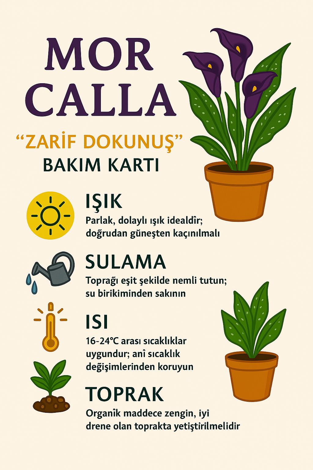 İthal Hediyelik Mor Gala Çiçeği – Zarif ve Şık Hediye Seçeneği