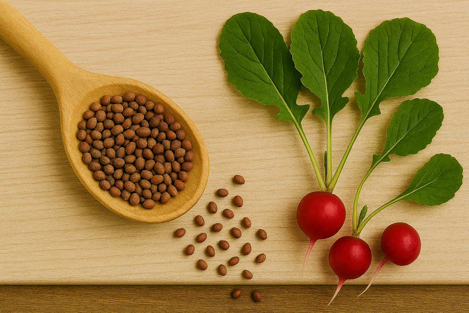 Saksıda, Bahçe ve Balkon İçin Turp Tohumu 5g – Mini Boy, Hızlı Hasat, Yüksek Verim